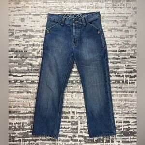 Vintage Be True Low Rise Bootcut Blue Jeans Size 28 Button Fly